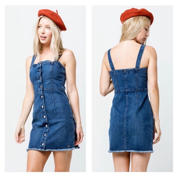 ⭐️ Host Pick ⭐️ Volcom • Denim • Small • Mini • Dress • - Picture 11 of 11